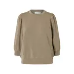 Толстовка Selected Tenny, зеленый - фото 3