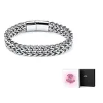 AKAK Титановый браслет Unisex Silver - фото