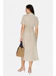 Длинное платье Le Jardin du Lin Leinen, бежевый - фото 4