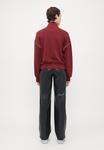 Толстовка ONLY Tall ONLMILA ZIP LOOSE, Cabernet/Cloud Dancer/Dark Red - фото 3