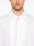 Yohji Yamamoto рубашка со складками, белый - фото 5