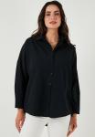 Блузка на пуговицах LELA, черный - фото 5