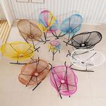 Yu Senyi Кресло-качалка из ротанга, белое с синим - фото 5