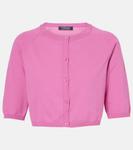 Укороченный хлопковый кардиган Pam S Max Mara, Pink! - фото