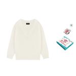 WE11DONE Вязаный свитер FW23 женский белый - фото 3