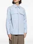 Рубашка с карманом Jil Sander, синий - фото 3