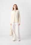 Поло GANT TEXTURE HALF ZIP, Cream/Off-White - фото 5