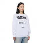 Женская белая толстовка MOSCHINO - фото 5