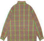 Рубашка Saint Michael Denim Tears Flannel 'Green/Red', зеленый - фото 2
