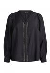 Блуза Zizzi Blouse, Black - фото