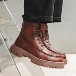 Мужские ботинки Cahhrrn X Martin Boot Men Beige Weishibangwei - фото 18