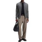 Свитер мужской Cashmere HUGO BOSS, серый - фото 3