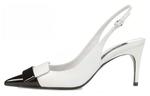 Туфли SR1 75mm Slingback Leather Pumps SERGIO ROSSI, белый - фото