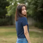 Nike Футболка navy blue для подростков - фото 6