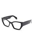Очки с монограммным узором Off-White Eyewear, черный - фото 2