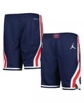 Шорты Swingman Performance для больших мальчиков и девочек Navy Washington Wizards Statement Edition Jordan - фото