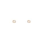 GUCCI 18K Gold Stud серьги Unisex - фото