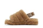 Кроссовки UGG Wmns Fluff Yeah Slide, коричневый - фото 3