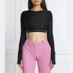 Облегающий топ Versace, черный - фото