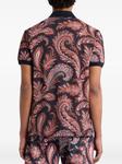 Рубашка поло из хлопка с принтом пейсли ETRO, черный - фото 4