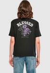 Рубашка с принтом BLESSED ROSES Mister Tee, черный - фото