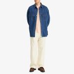 Рубашка из денима Selvedge light oz Auralee, индиго - фото 4