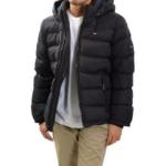 Tommy Hilfiger Куртка мужская черная с капюшоном утепленная Others - фото 3