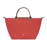 LONGCHAMP Переработанная холщовая сумка-шоппер, Tomato Red - фото 3