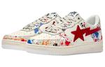 Кроссовки A BATHING APE STA White Red - фото 2