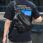 Кроссбоди из ПВХ унисекс черный SEPTWOLVES, темно-синий, стандарт [11 дюймов — с брелоком — оксфорд] - фото 6