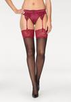 Чулки с задержкой LASCANA, клюква - фото 3