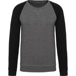 Толстовка с круглым вырезом Kariban bicolore Raglan - фото 3