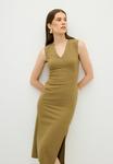 Дневное платье adL, оливковый - фото 4
