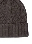 Шапка косой вязки RAKKI, коричневый - фото 3