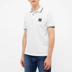 Рубашка поло patch tipped polo shirt 'white' Stone Island, белый - фото 3