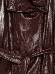 Куртка с поясом Erika Cavallini, коричневый - фото 3
