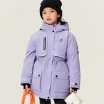 Детские пуховики/жилеты Asics, фиолетовый - фото 4