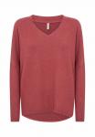 Топ Soyaconcept BIARA, Dk Red Mel/Dark Red - фото 4