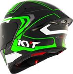 Шлем KYT tt-revo overtech, Black/Green - фото 2