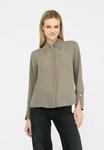 Блуза LIU JO Button-down blouse, Brown/Light Brown - фото