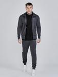 Худи SikSilk Zip-Up Hoodie, базальтовый серый - фото 4