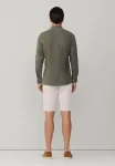 Рубашка кент Hackett London, Army Green - фото 3