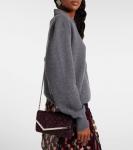 Клатч Emmie с блестками Jimmy Choo, Deep Merlot/Silver - фото 7