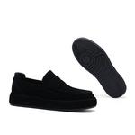 Лоферы мужские черный U7 - фото 4