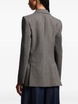 Однотонный пиджак Emporio Armani, серый - фото 4