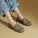 Лоферы женские Harson, хаки - фото 13