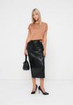 Юбка VILA VIMILLIAN MIDI SKIRT, Black - фото 2