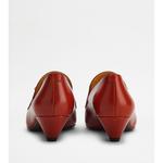 Кожаные лоферы на каблуке TOD's, коричневый - фото 3