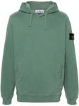 Stone Island худи с нашивкой Compass, зеленый - фото
