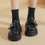 Лоферы женские черные Agsdon - фото 4